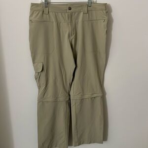 Cabela's Women's Convertible Zip Off Cargo Hiking Pants Size 18